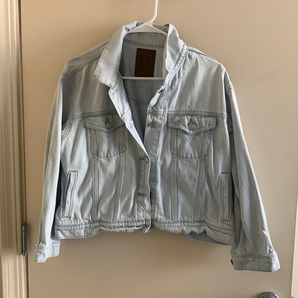 Cropped Denim Jacket by Gap